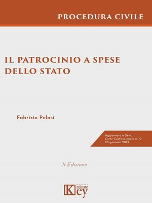 cover image of Il patrocinio a spese dello stato